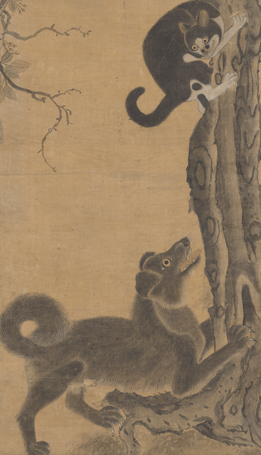 조선시대 개와 강아지 그림