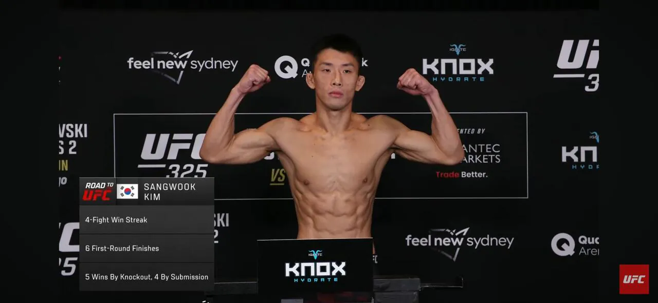 김동현 제자 김상욱 UFC 계체 통과 ㅅㅅ