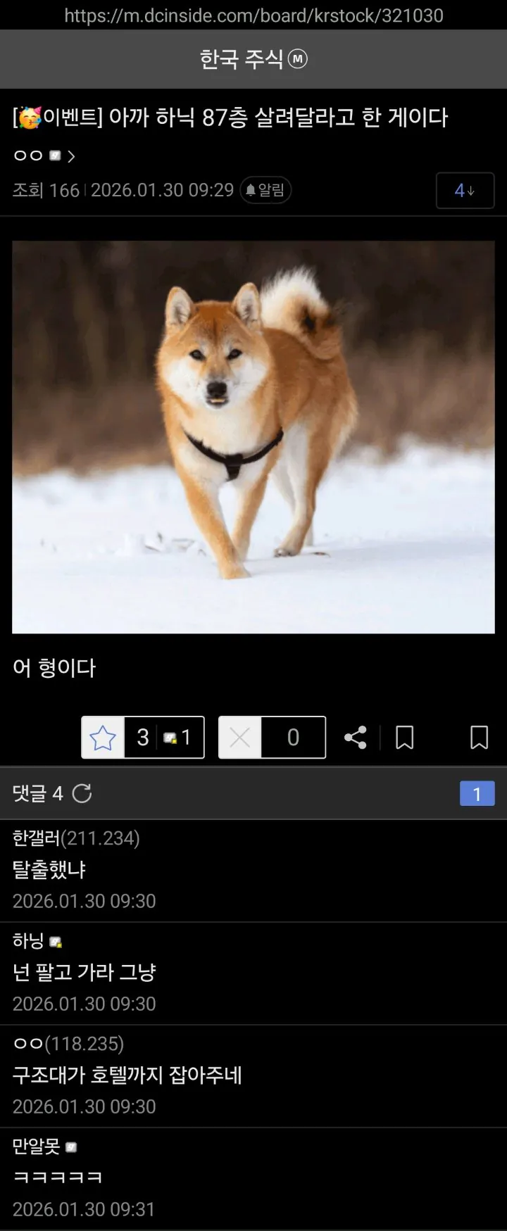 한국 주식갤 요약 짤....