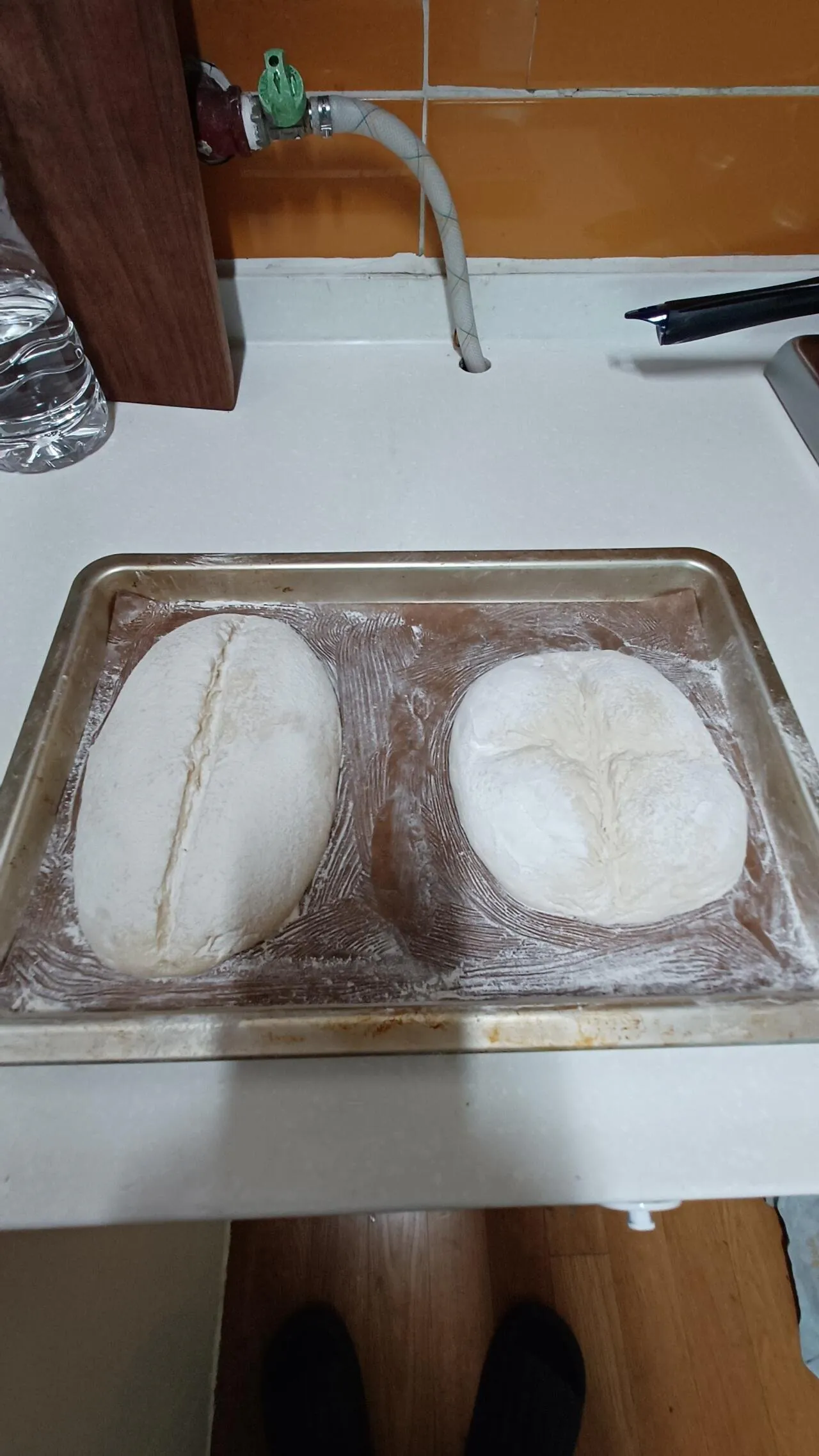 시골빵 만들었어