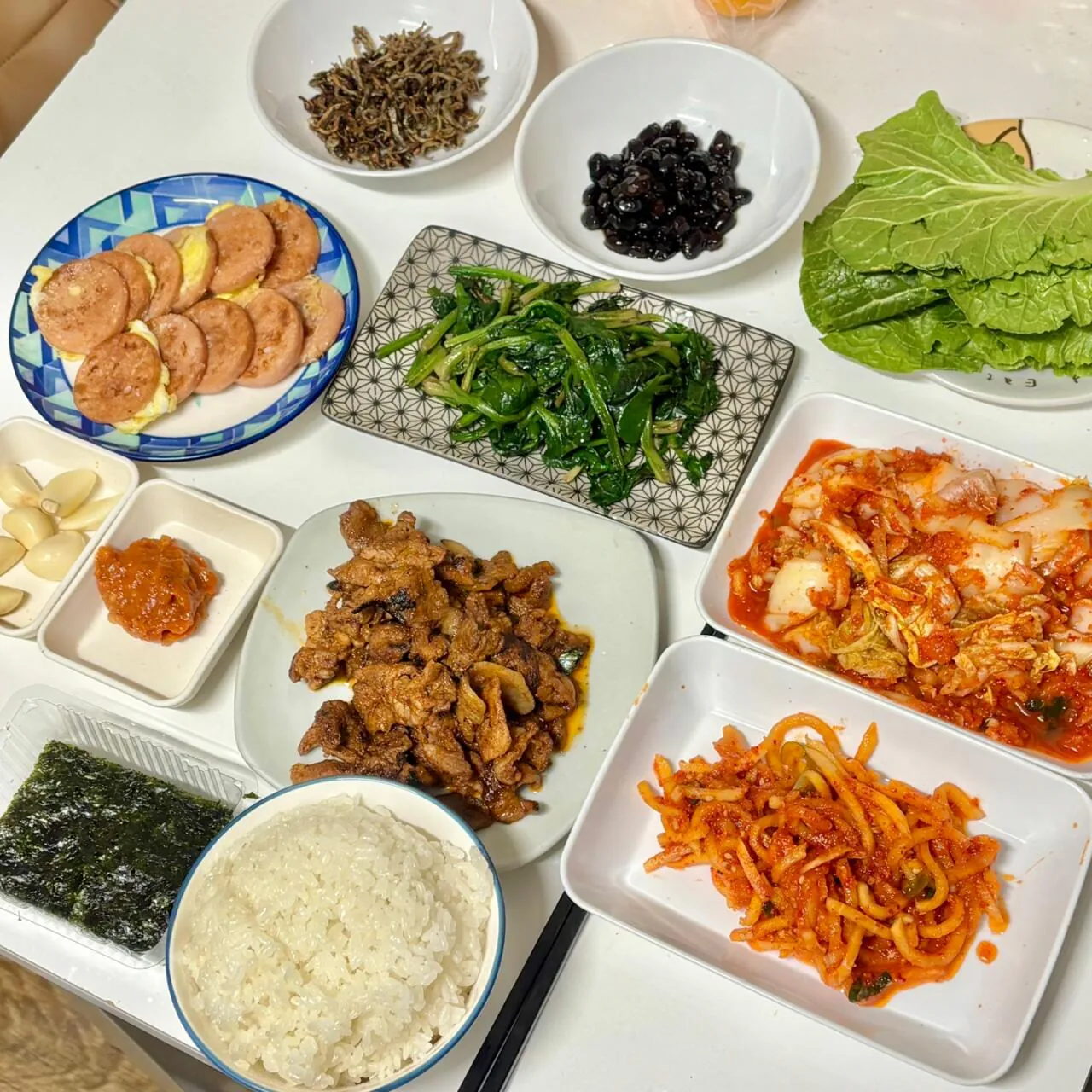 한식 집밥 차려주는 중국여친