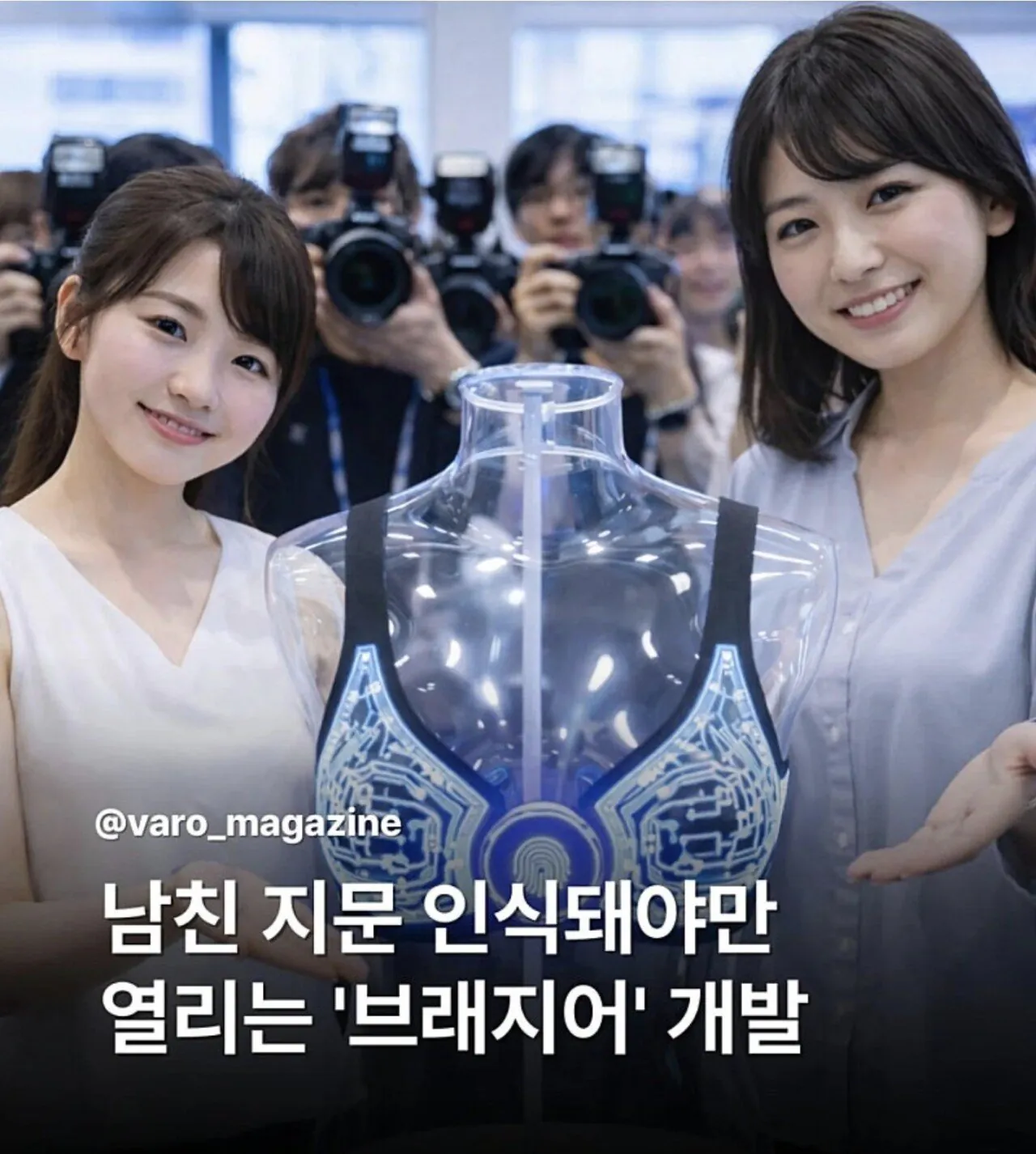 지문인식 브래지어 개발 완료 ㄷㄷ;;