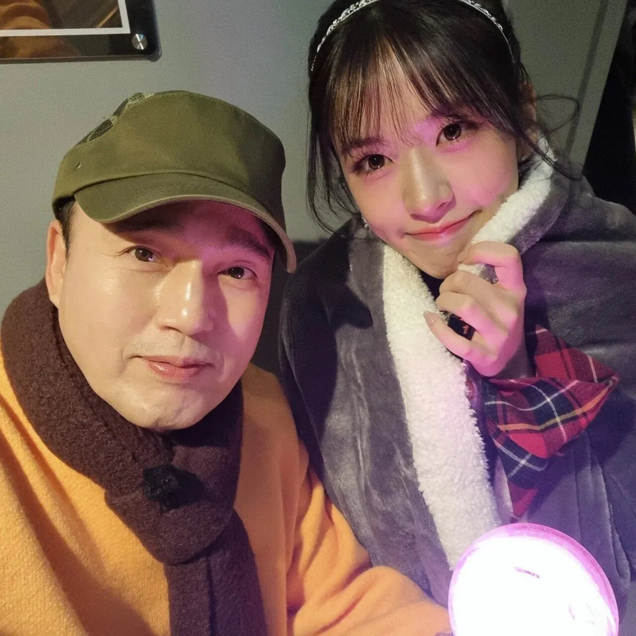 김광규 인스타에 올라온 아이브 사진
