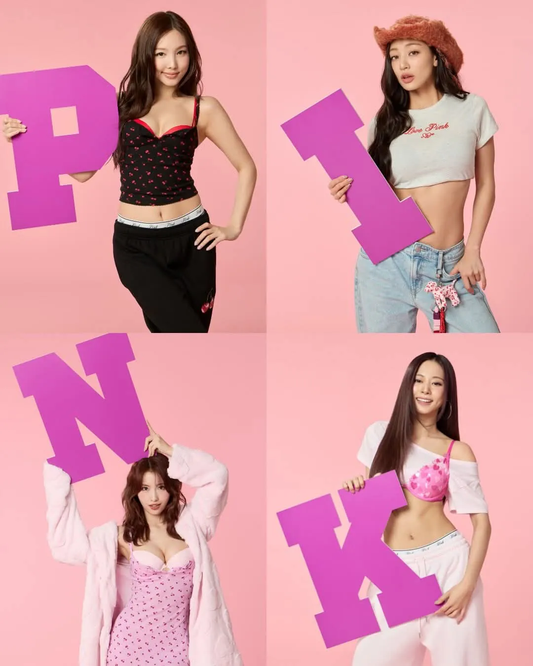 트와이스 x 빅토리아 시크릿 콜라보 화보