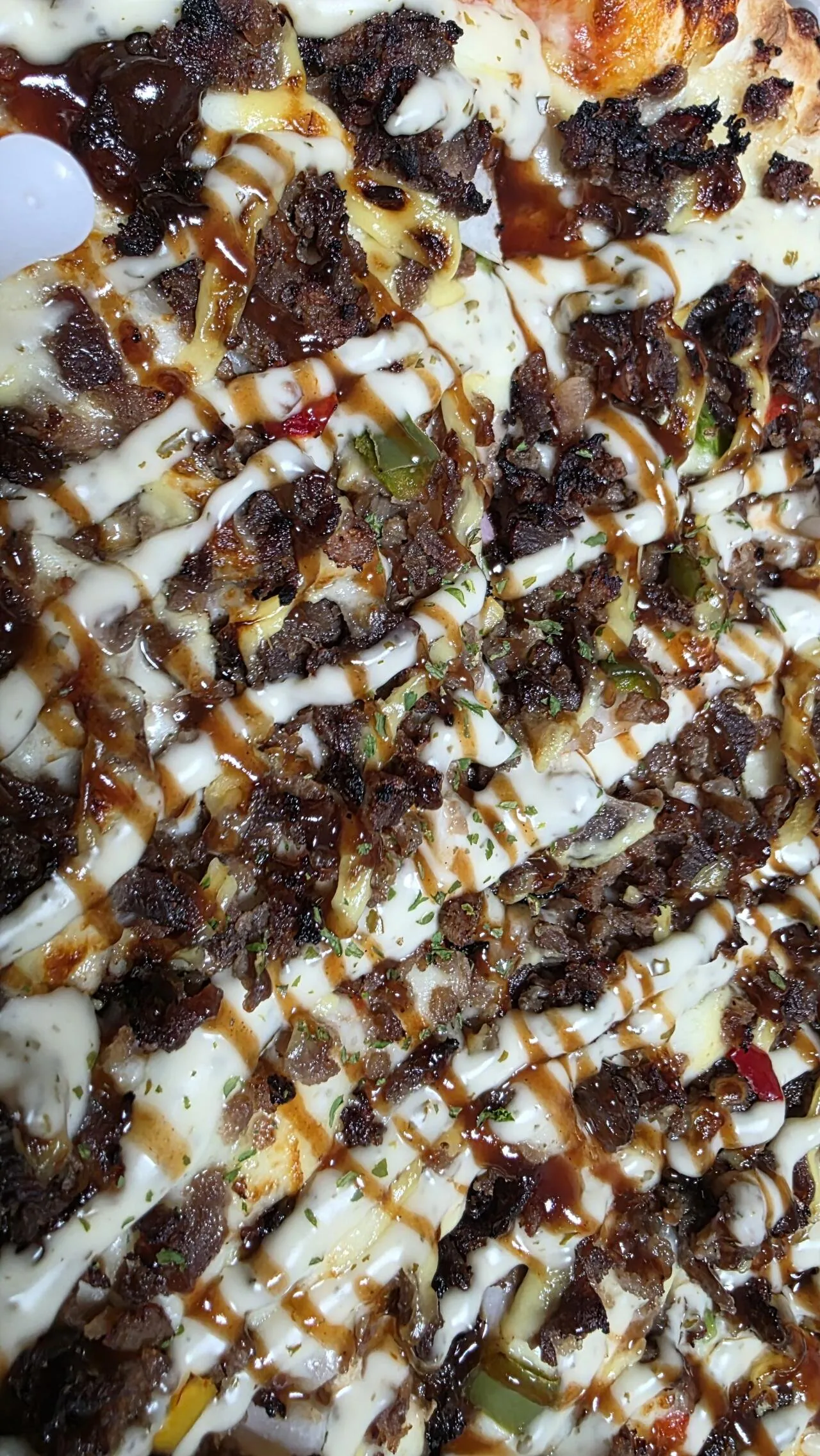 오늘 야식은 불고기 핏자!!!!