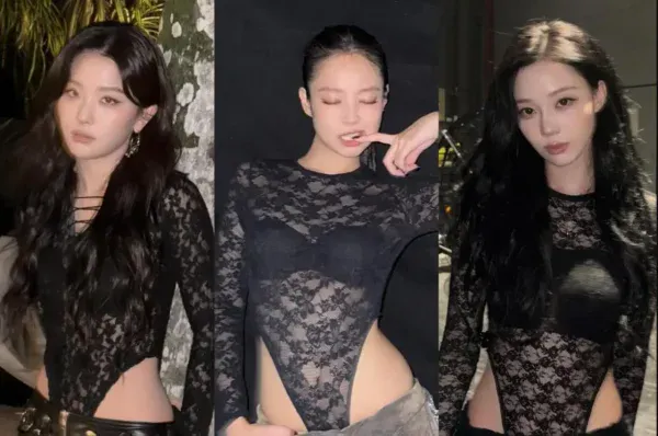 같은 옷 입었던 슬기 제니 윈터