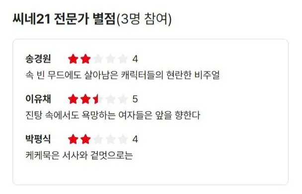 이번에 심각하게 흥행 참패한 한국 영화
