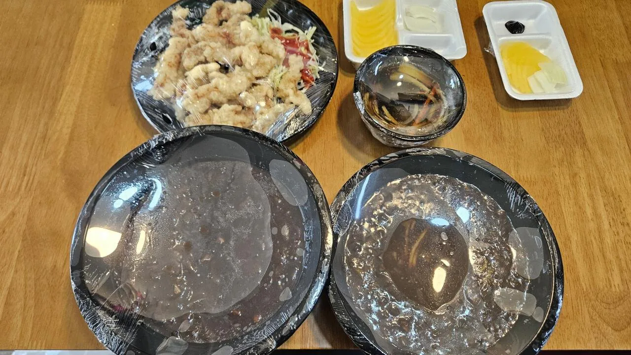 주말 점심 짜장 탕수육