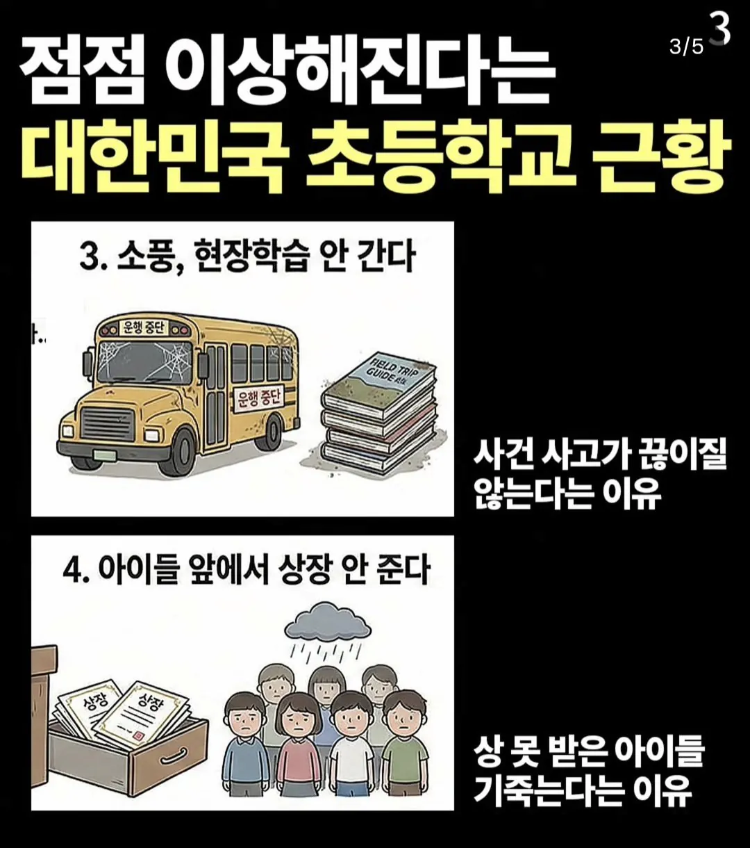 점점 이상해진다는 한국 초등학교 근황