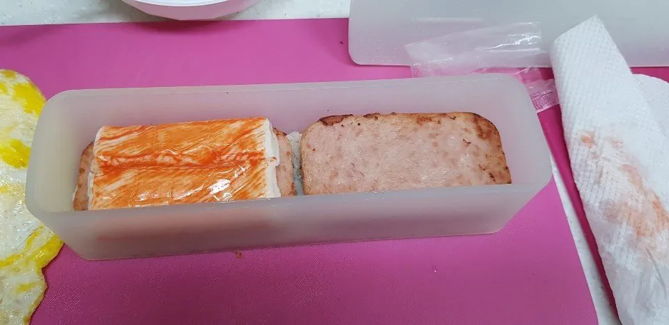 무스비 스팸 크래미 김밥 만들기