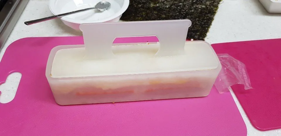 무스비 스팸 크래미 김밥 만들기