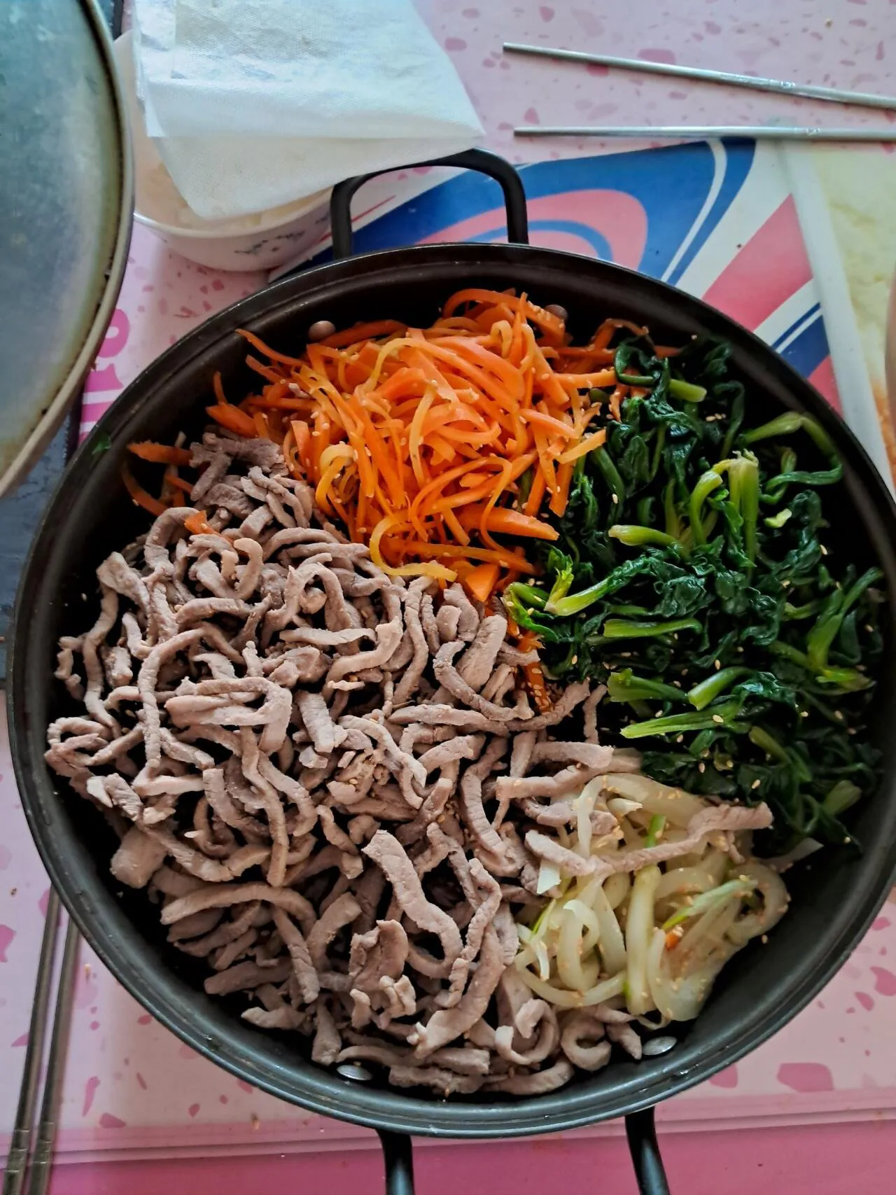 잡채부속재료