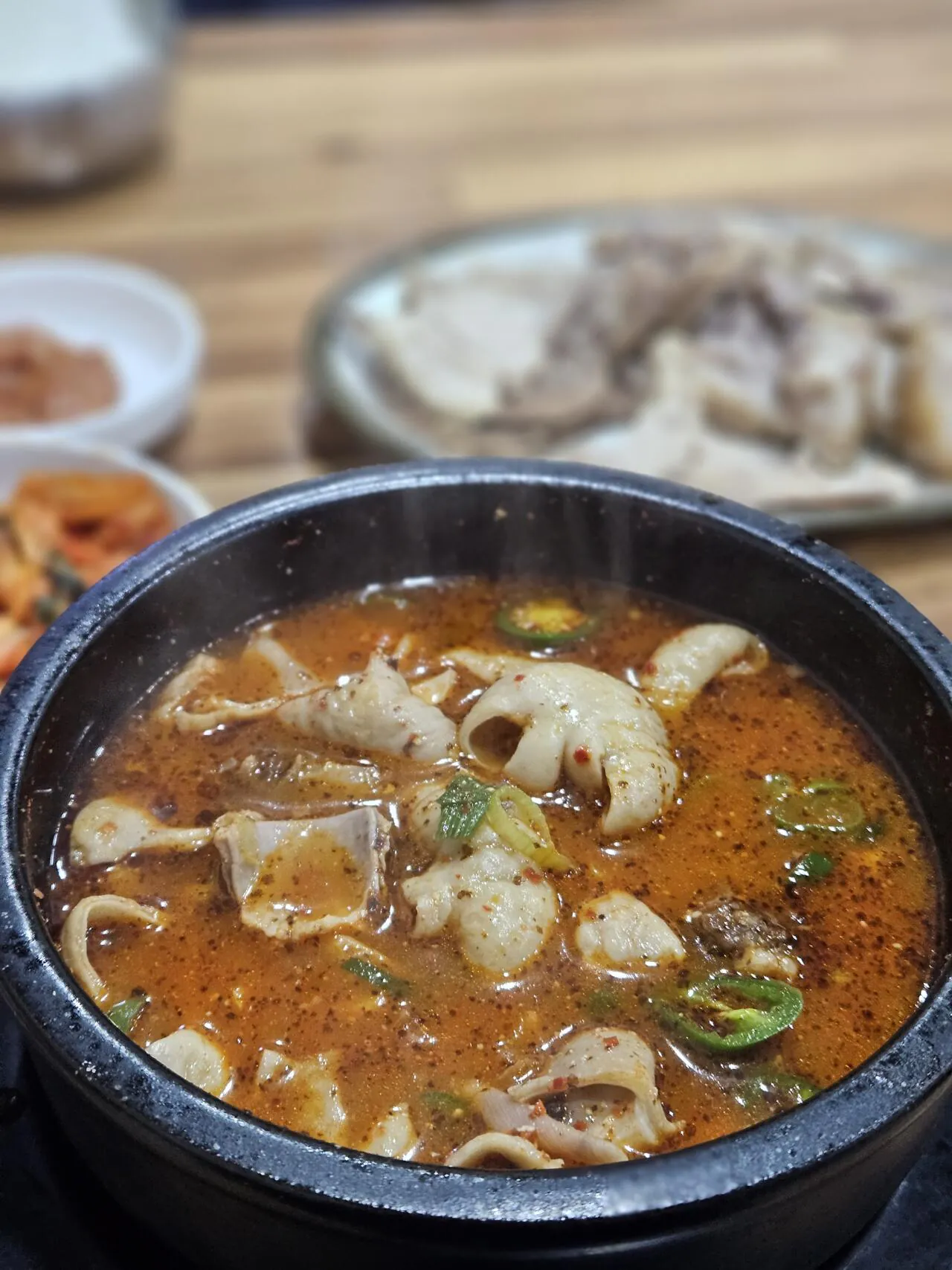 곱창 순대국과 수육